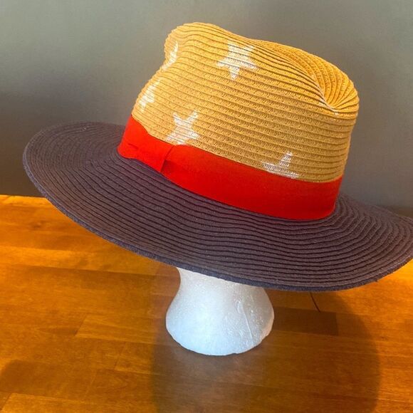 Red White Blue Cowboy/Sun Hat - Picture 1 of 8